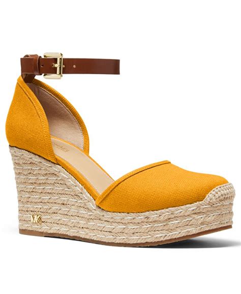 michael kors kendrick espadrille wedge|michael kors wedge sandals women.